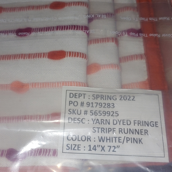 🆕📢📢Last One.....72"x14" Table Runner - Picture 4 of 5